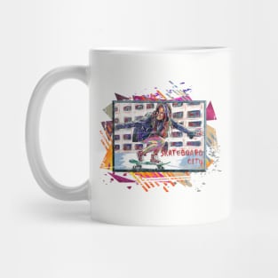 Skateboard City Mug